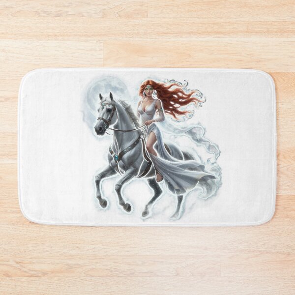 Item preview, Rhiannon – Celtic Moon Goddess on White Horse designed and sold by CelticSoulShop.
