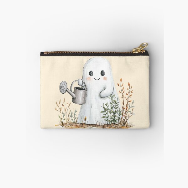 Item preview,  Cute Ghost Watering Plants – Whimsical Garden Spirit Illustration designed and sold by PaintbrushPlace.