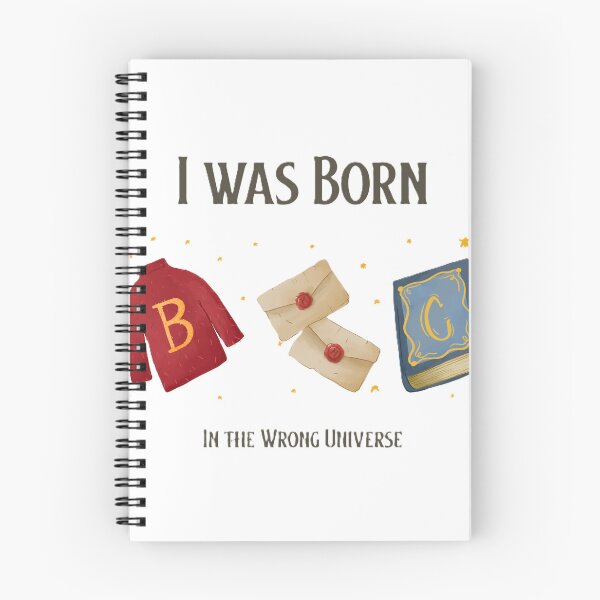 Item preview, I was born in the wrong universe designed and sold by The Cozy Cauldron.