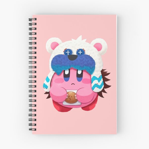 Item preview, Kirby the Hungry One with a Polar Hat: Don't Touch My Cookie! designed and sold by Toon Prints.