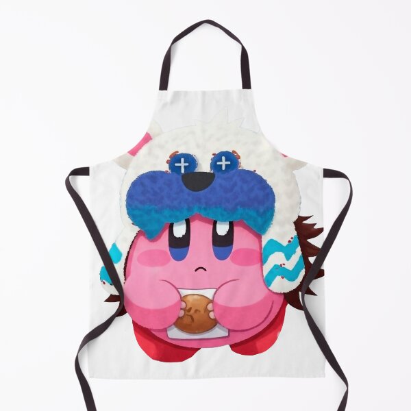 Item preview, Kirby the Hungry One with a Polar Hat: Don't Touch My Cookie! designed and sold by Toon Prints.