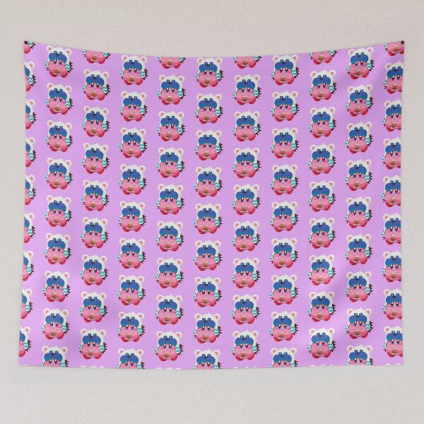 Item preview, Kirby the Hungry One with a Polar Hat: Don't Touch My Cookie! designed and sold by Toon Prints.