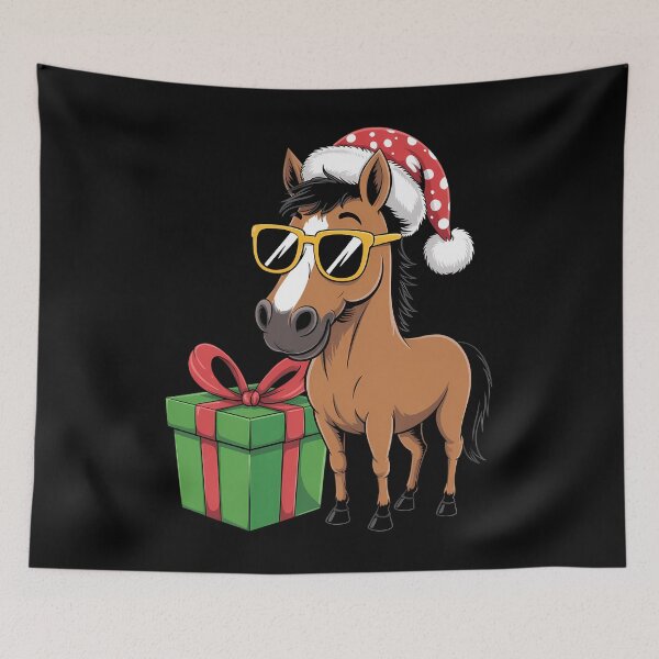 Item preview, Christmas Horse Back Riding Santa Xmas designed and sold by Zephyr6Dragon.