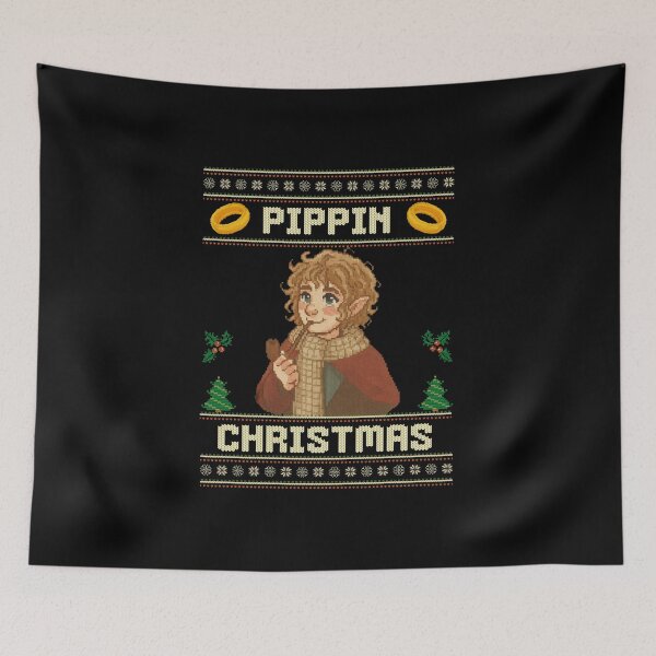 Item preview, Halfling Christmas Ugly Sweater designed and sold by Nacho Average Designs.