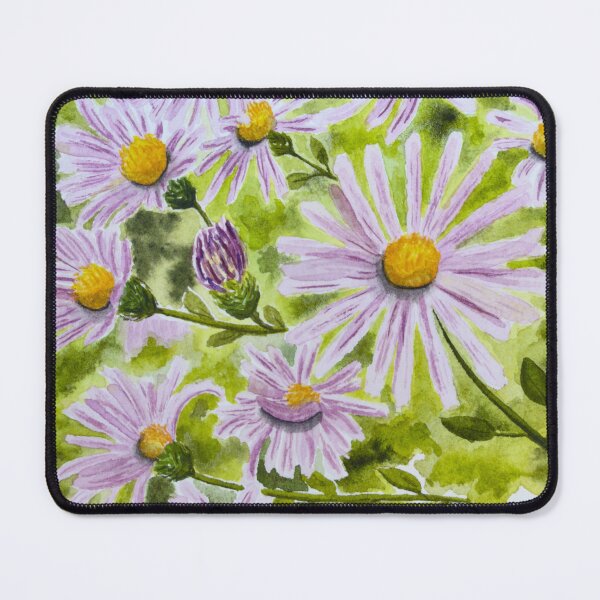 Item preview, Watercolor Colorado Aster flowers designed and sold by Tarot and Trinkets.