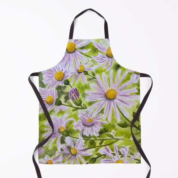 Item preview, Watercolor Colorado Aster flowers designed and sold by Tarot and Trinkets.