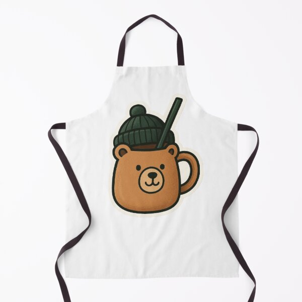 Item preview, Bear Cup Holiday Drink Christmas Winter Cute Animal Kawaii designed and sold by SamiraArts.