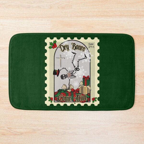 Item preview, Christmas Skeleton Dry Bones Come Alive Ezekiel 37: 4-5 Stamp                        designed and sold by Forevermore.
