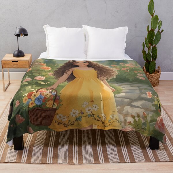 Item preview, Fairytale Bloom – Castle Garden Walk Illustration designed and sold by Valeree Store.