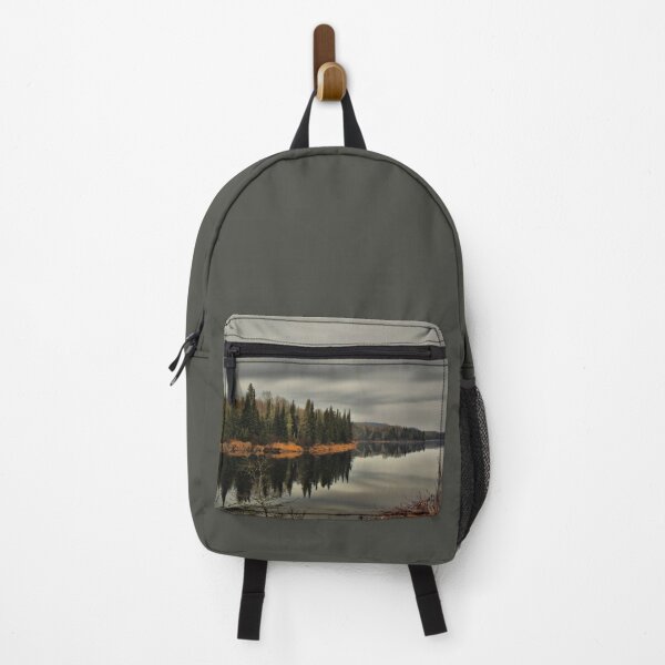 Item preview, Reflection of fir trees on the lake, Quebec, Canada designed and sold by Production Art Manon Meilleur.