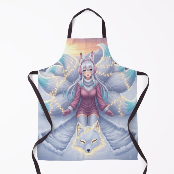 Item preview, Cozy Anime Kitsune Snow Angel Fox Shape designed and sold by dewaaliverse.
