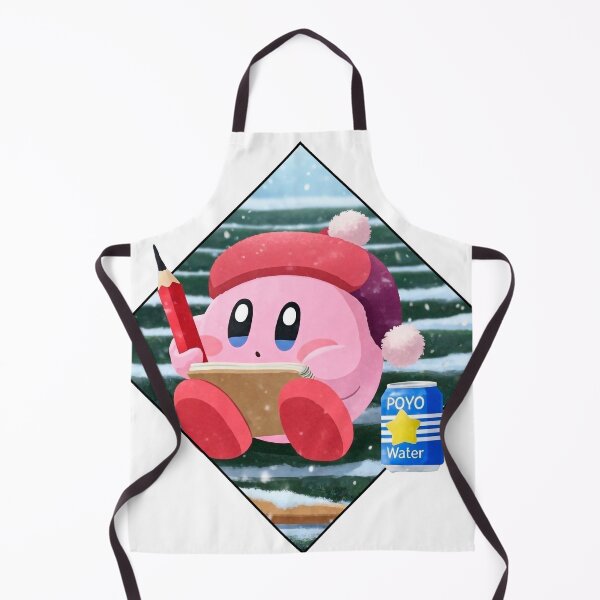 Item preview, Kirby the Winter Artist: Snow Sketch and Poyo Water designed and sold by Toon Prints.