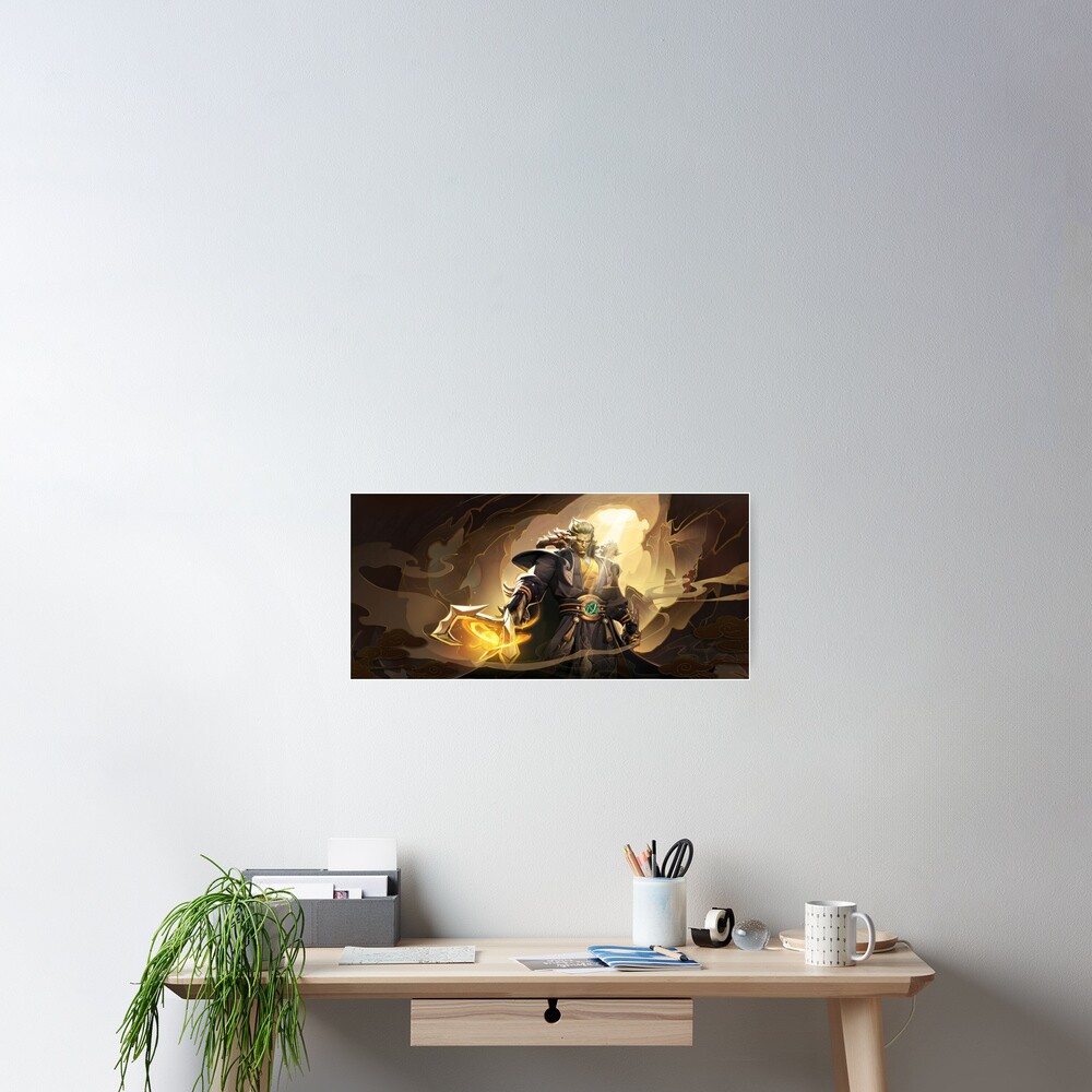 Vista previa del artículo con la obra «Póster», diseñado y vendido por DrawingCipher.