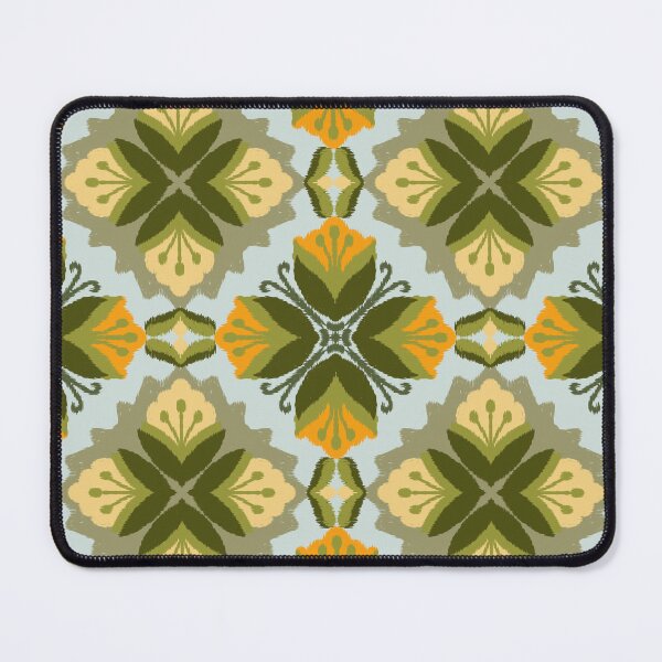 Item preview, Ikat Floral Geometry Pattern designed and sold by Dintheo.