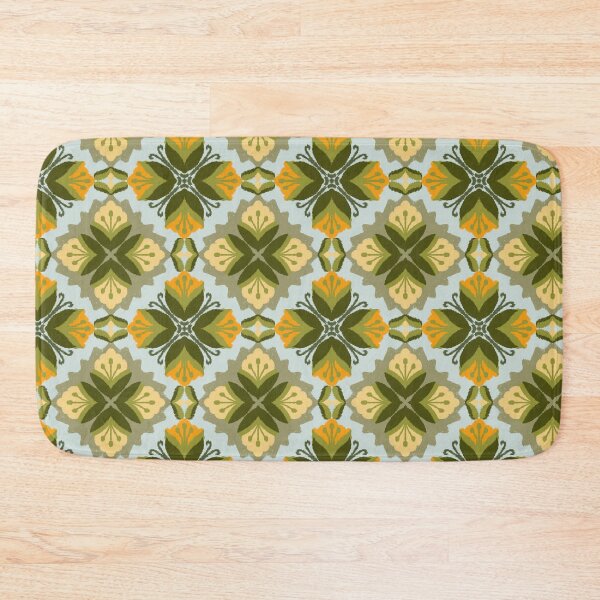 Item preview, Ikat Floral Geometry Pattern designed and sold by Dintheo.