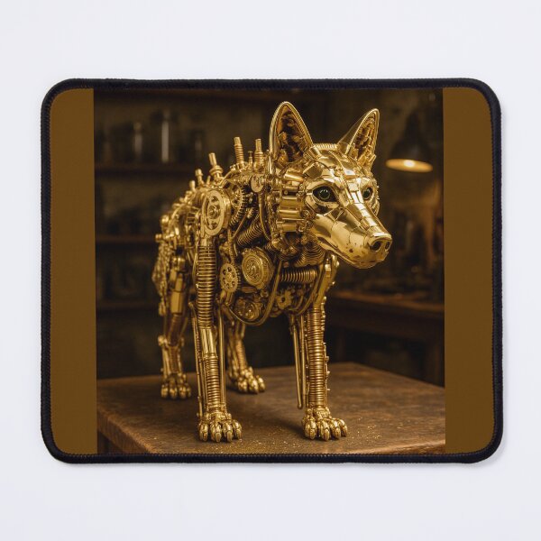Item preview, Steampunk Clockwork Wolf designed and sold by Tridentulus.