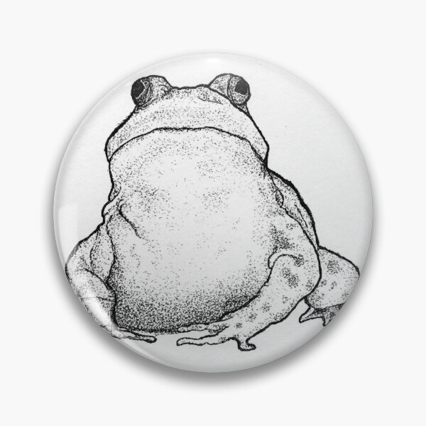 Item preview, Giant Toad Stippling Print | Vintage Natural History Ink Drawing designed and sold by wbhny.