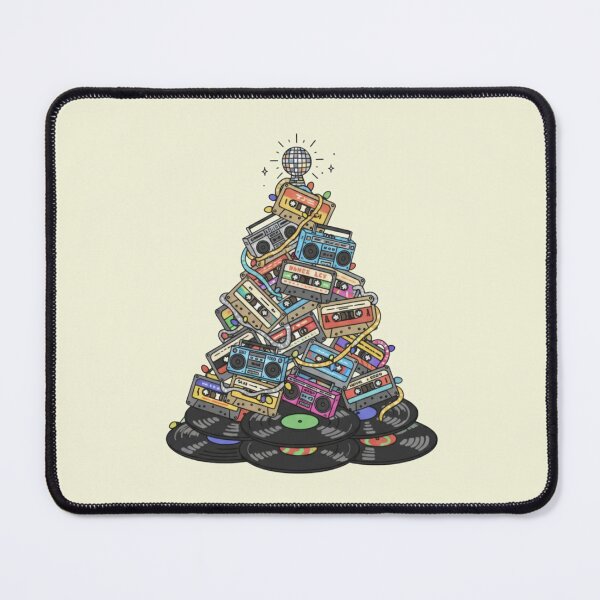 Item preview, Vinyl Cassette Retro Music Christmas tree designed and sold by trutut.