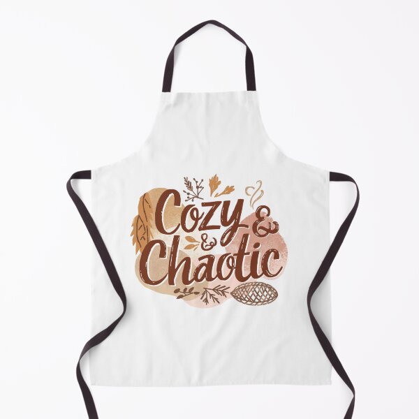 Item preview, Cozy & Chaotic Autumn Vibes Design. Aesthetic Fall Quote Art designed and sold by Aarvya Fashion Club ( A.F.C ).