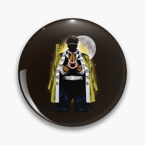 Item preview, Powerful Monk Warrior With Prayer Beads Under Full Moon For Anime Lovers Gift For Action Fans Classi designed and sold by Hivron-Outfit.