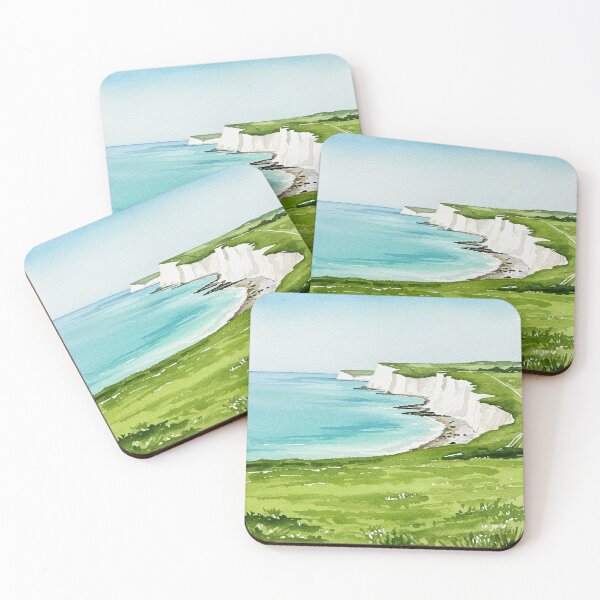 Item preview, The Seven Sisters cliffs designed and sold by Design4uStudio.
