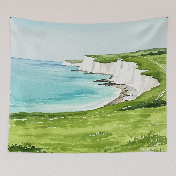 Item preview, The Seven Sisters cliffs designed and sold by Design4uStudio.