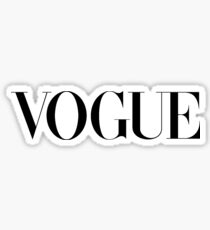 Vogue Magazine Logo Sticker