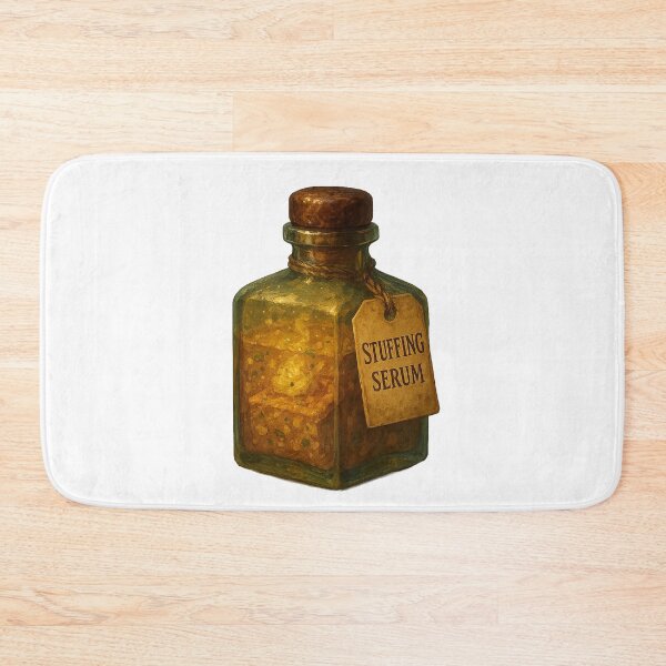 Item preview, Stuffing Serum – Golden Feast Elixir Sticker designed and sold by AlcheArtsStudio.