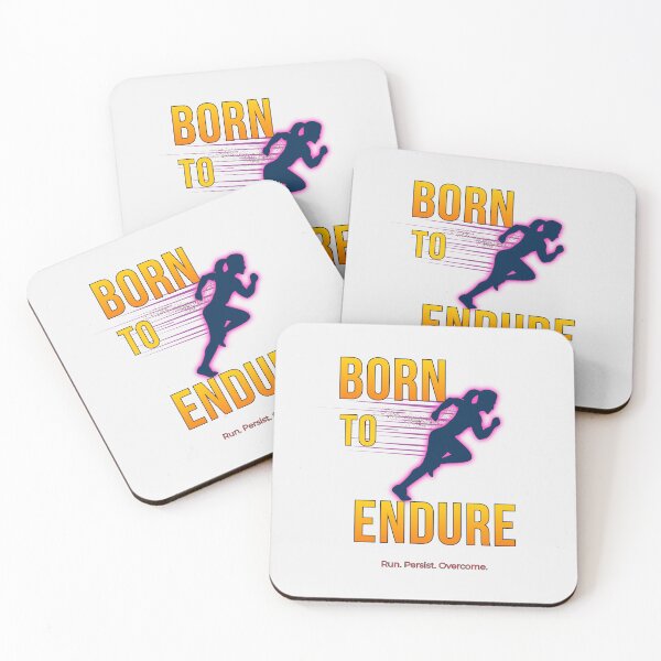 Item preview, Born to Endure - Running Motivation Gift & Apparel for Women Runners and Triathletes designed and sold by endurothreads.