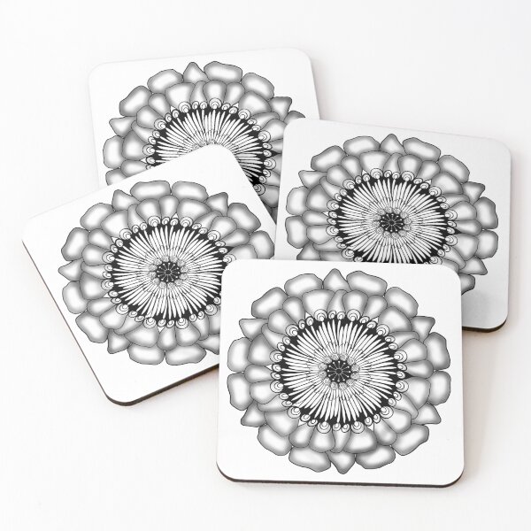 Item preview, Coloring page mandala outline drawing for art therapy and meditation. Circular ornament designed and sold by nongsao4.