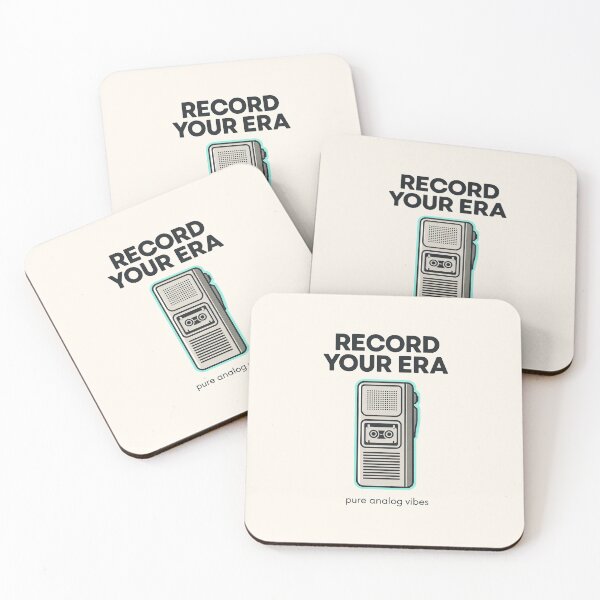 Item preview, Record Your Era Retro Cassette Recorder Design for Analog Lovers designed and sold by SplashTastic.