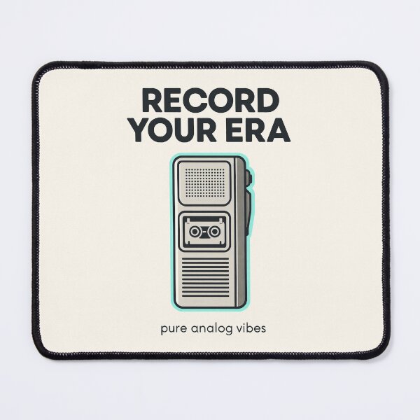 Item preview, Record Your Era Retro Cassette Recorder Design for Analog Lovers designed and sold by SplashTastic.