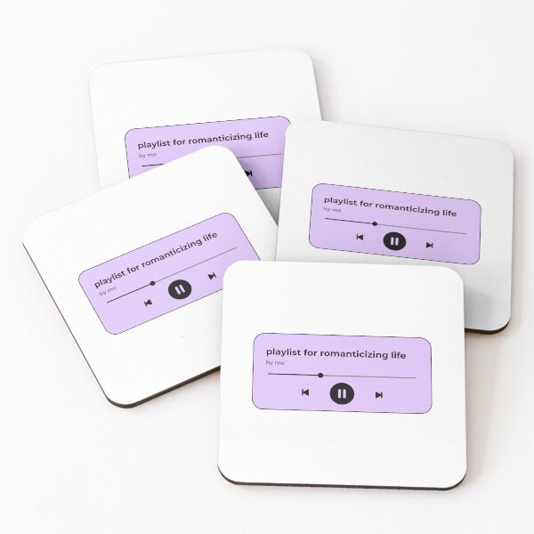 Item preview, playlist for romanticizing life (music player) (lavender purple version) designed and sold by Hi-kari.