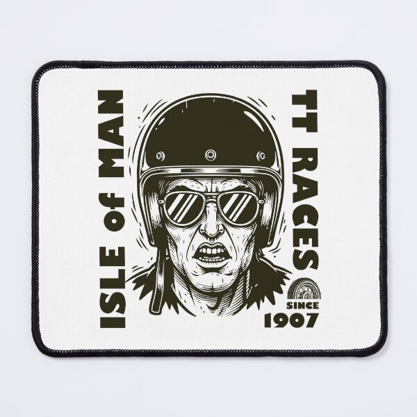 Item preview, Vintage Isle of Man TT Racer Illustration designed and sold by KiwiRider.