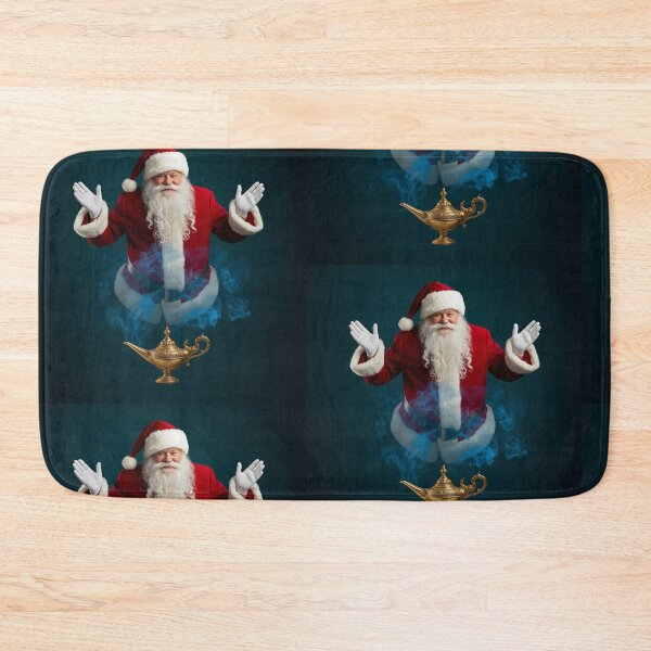 Item preview, Magical Santa Genie – Whimsical Christmas Fantasy Illustration designed and sold by PixelVibe782.