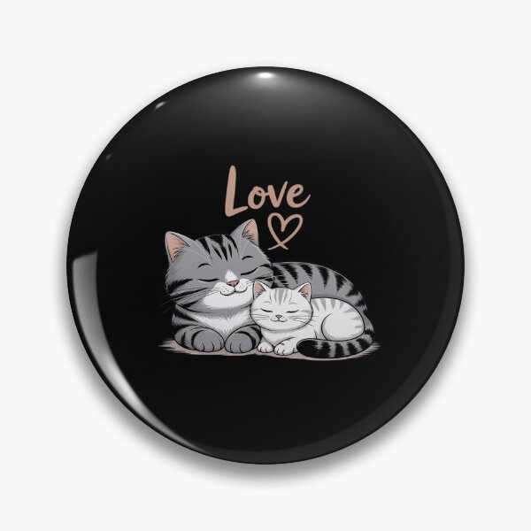 Item preview, Gentle Snuggle Cat Parent & Kitten designed and sold by CultureSpec.