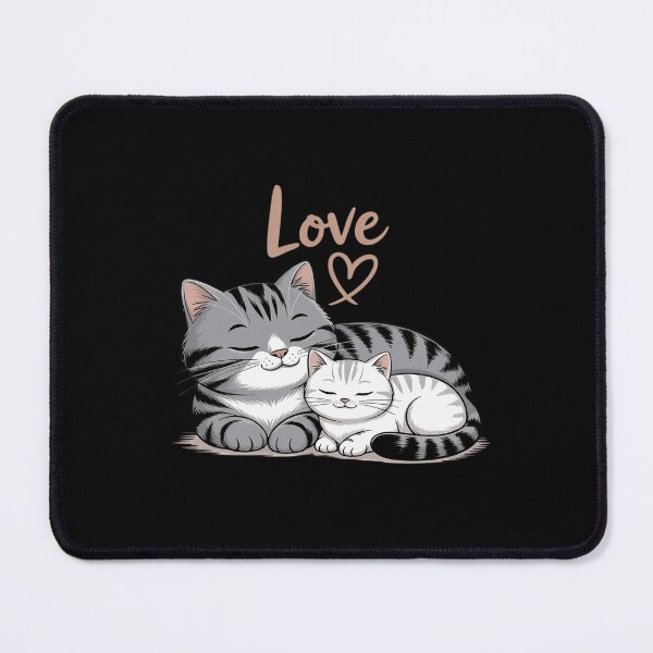 Item preview, Gentle Snuggle Cat Parent & Kitten designed and sold by CultureSpec.