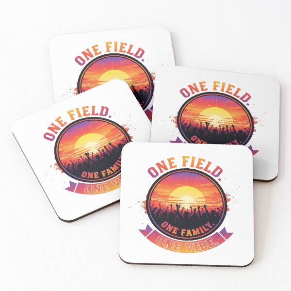 Item preview, One Field. One Family. One Vibe." Sunset music festival Crowd Unity Design designed and sold by Sushikidsntod.