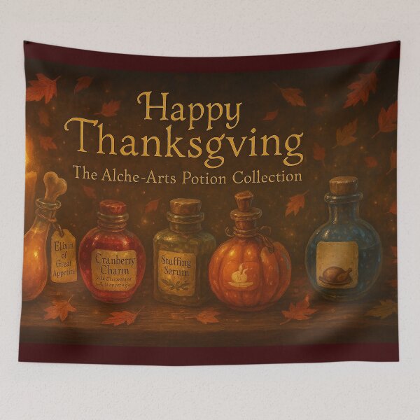 Item preview, Happy Thanksgiving – The Alche-Arts Potion Collection designed and sold by AlcheArtsStudio.