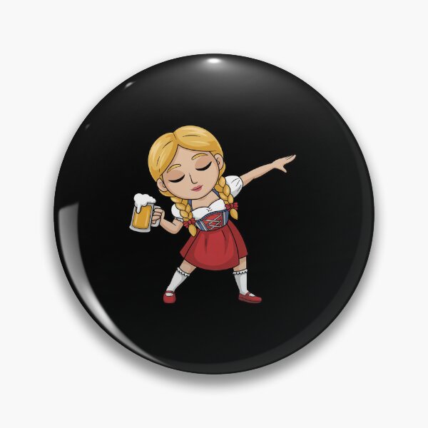 Item preview, German Girl Dirndl Costume Prost Beer Mug Oktoberfest designed and sold by Idarmotar.