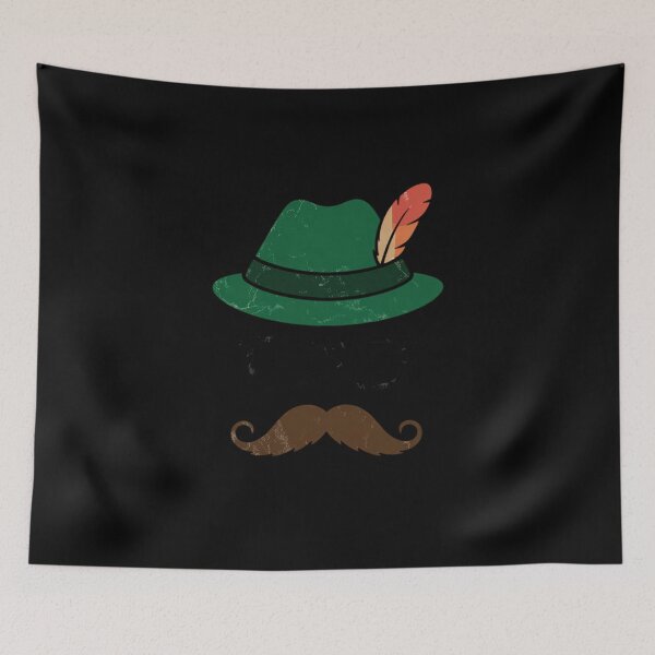 Item preview, German Hat Mustache Costume Bavaria Oktoberfest designed and sold by Idarmotar.
