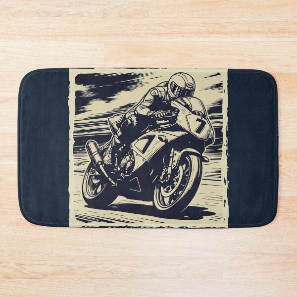 Artikelvorschau, Vintage Superbike Motorradrennkunst entworfen und verkauft von KiwiRider.