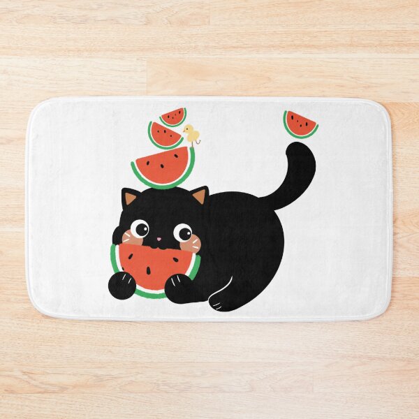 Item preview, Cutey Black Cat with Many Watermelons designed and sold by ImhStephanie421.