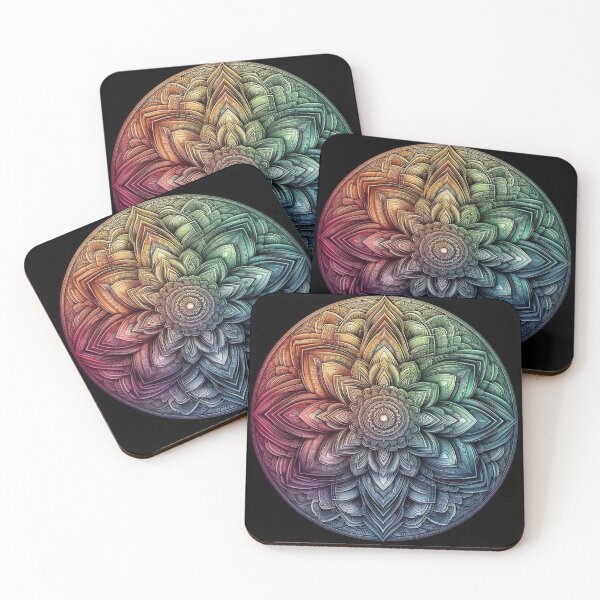 Item preview, Minimalistic art with gradient of rainbow colours. designed and sold by IrsathThaslima.
