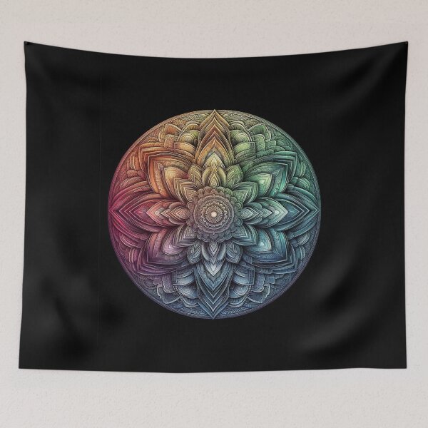 Item preview, Minimalistic art with gradient of rainbow colours. designed and sold by IrsathThaslima.