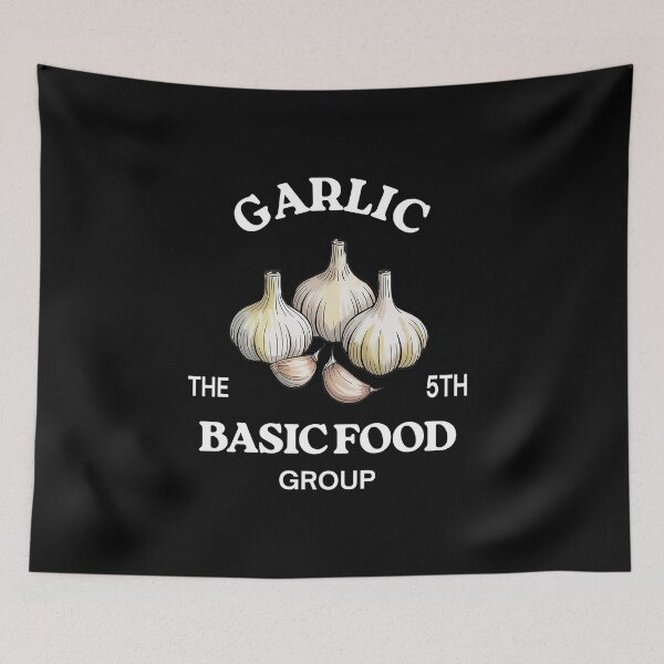 Item preview,  Garlic The 5th Basic Food Group – Vintage Watercolor Art designed and sold by Verycutethings.