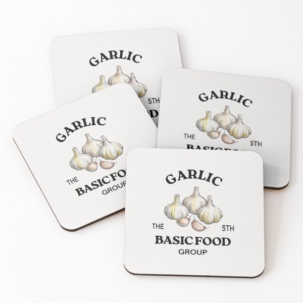 Item preview,  Garlic The 5th Basic Food Group – Vintage Watercolor Art designed and sold by Verycutethings.