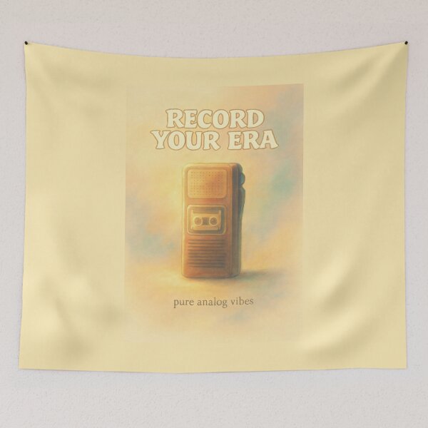 Item preview, Record Your Era Retro Voice Recorder Design with Pure Analog Vibes designed and sold by SplashTastic.