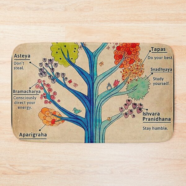 Item preview, Poster Alternative Yamas And Niyamas Tree designed and sold by ColemanOlmos.