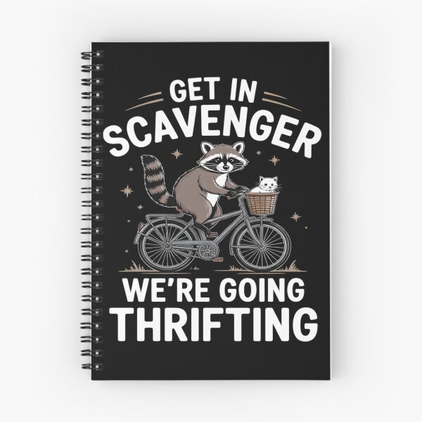 Item preview, Get in Scavenger We're Going Thrifting Raccoon designed and sold by Idarmotar.